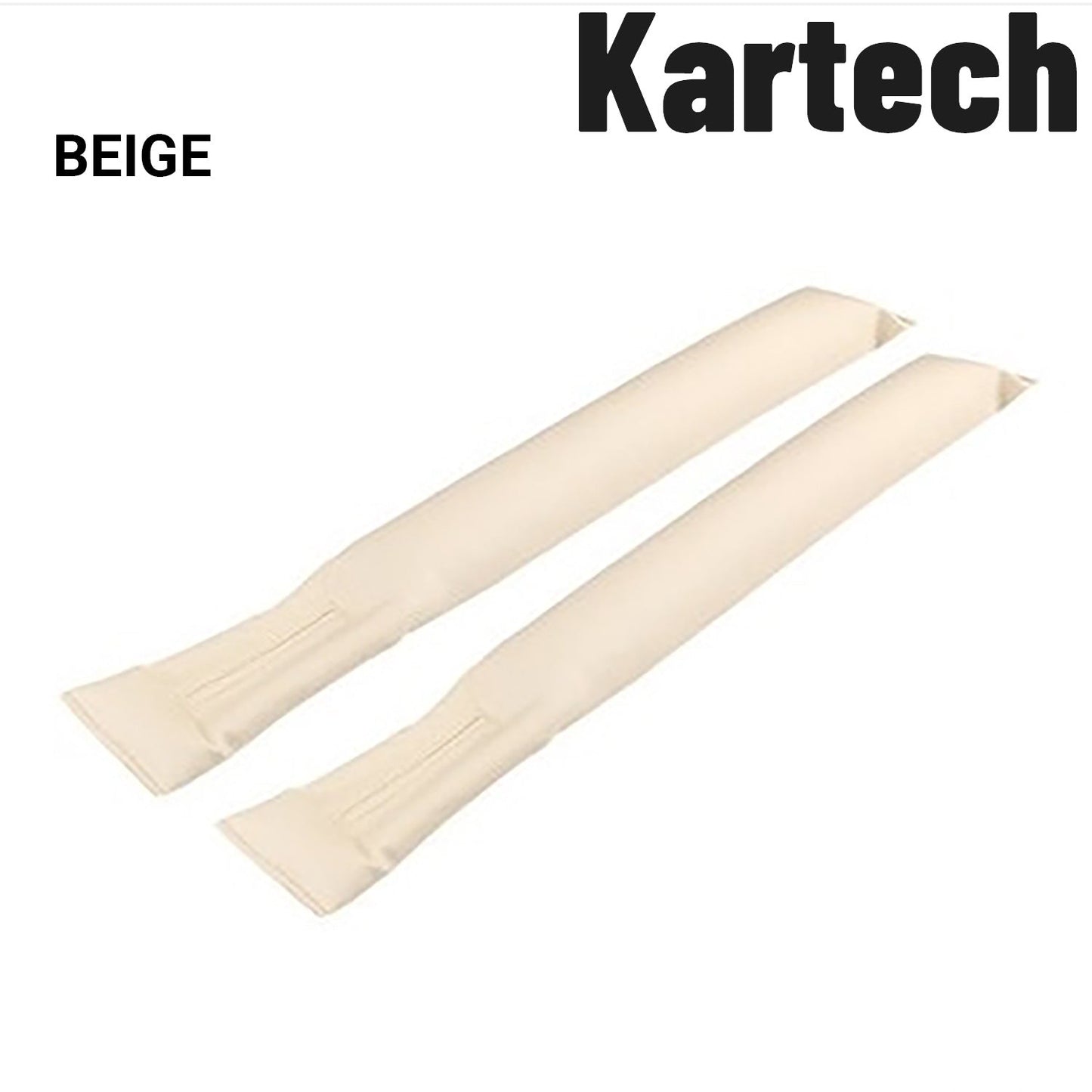 2x Kartech Car Seat Gap Filler Leakproof Blocker PU Leather Spacer Protector