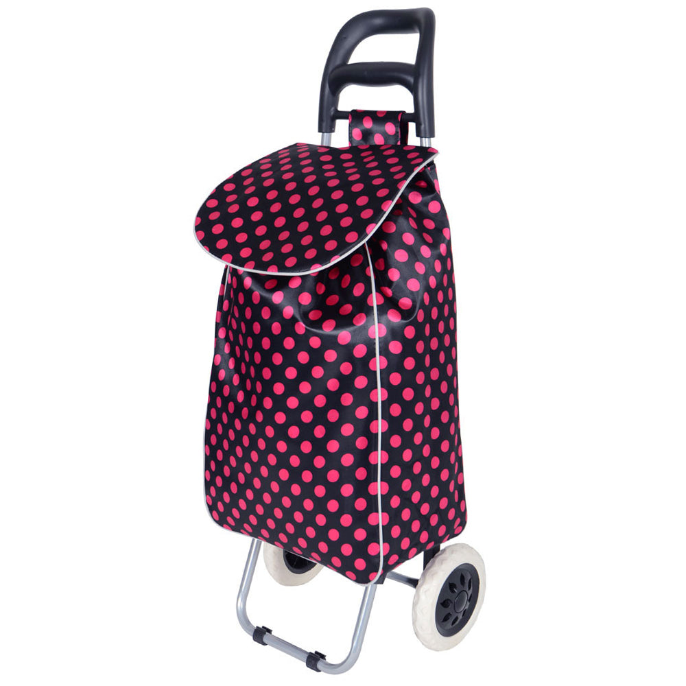 Shopping Cart Carts Trolley Bag Foldable Bags Luggage Wheels Folding Basket Pull
