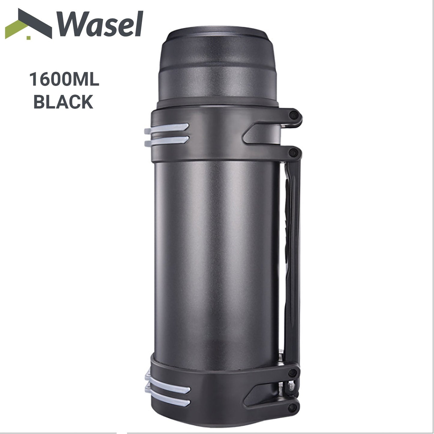 Wasel Stainless Steel Vacuum Cup Thermos Water Flask Large Capacity Travel 2.5L
