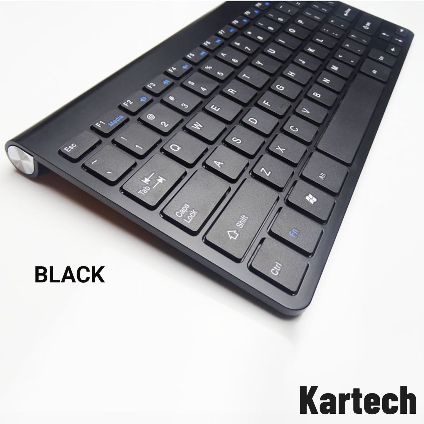 Kartech Wireless Keyboard Portable USB Mini Slim Ultra-Thin for PC Laptop