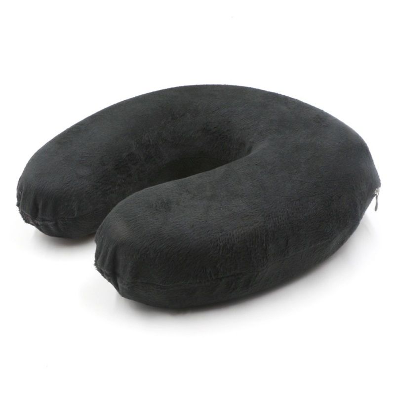 2x Travel Neck Pillow Memory Plane Cushion Airplane Support U Shaped Washable