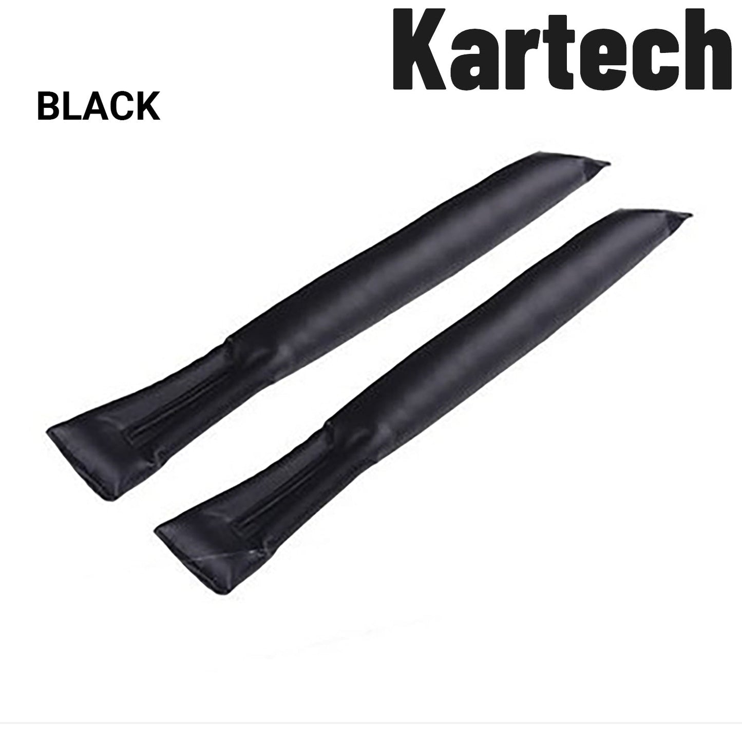 2x Kartech Car Seat Gap Filler Leakproof Blocker PU Leather Spacer Protector