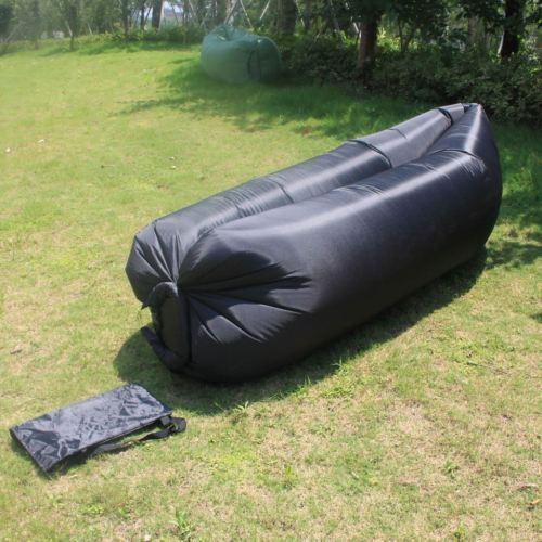 Air Sleeping Bag Lazy Chair Lounge Beach Sofa Bed Inflatable Camping Lounger
