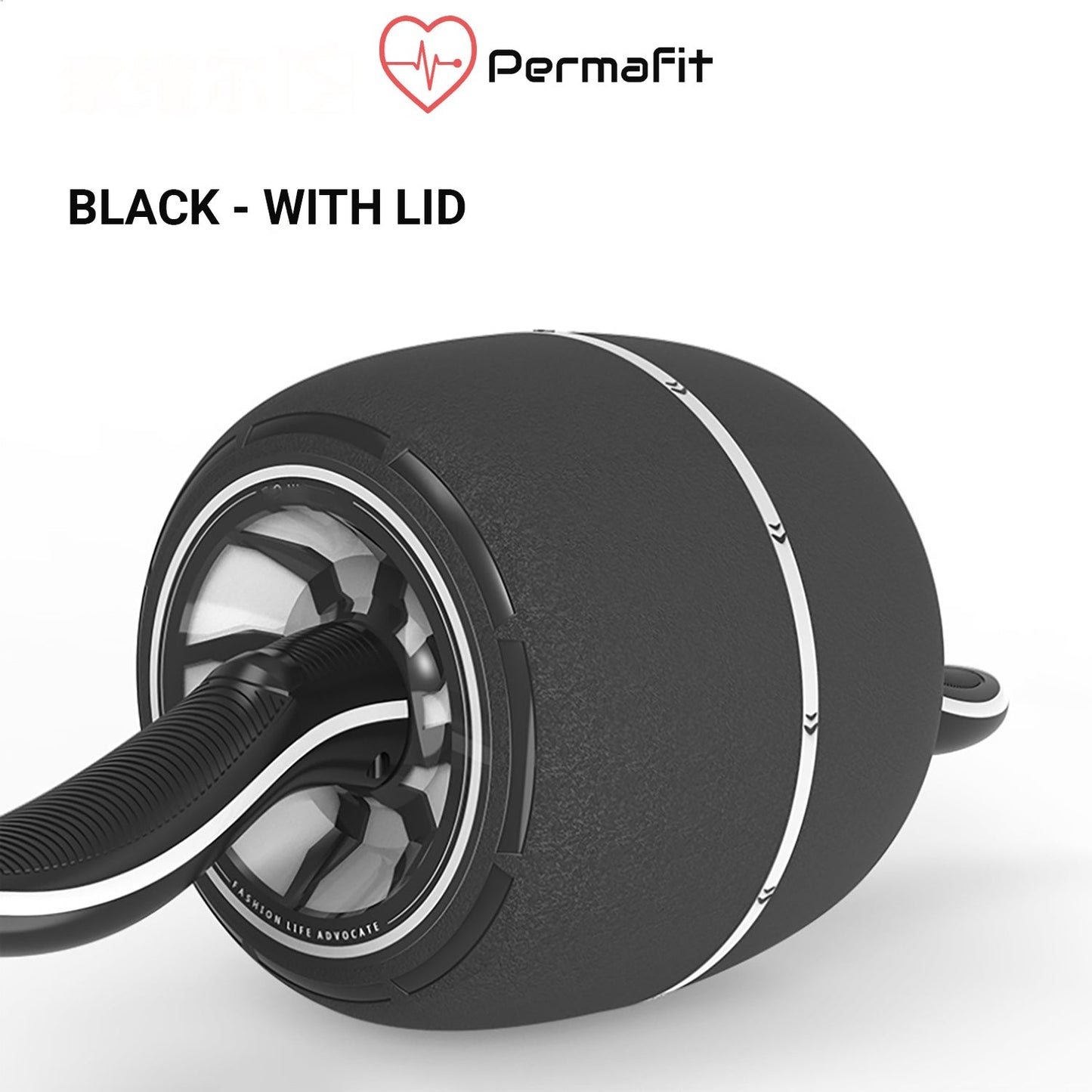 Permafit AB Roller Wheel Abdominal Exercise Trainer Workout Equipment Home Gym