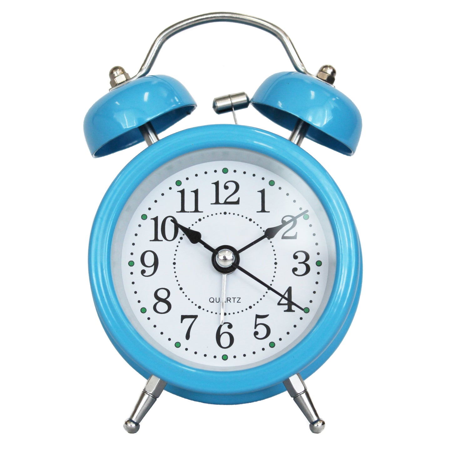 Twin Bell Alarm Clock Vintage Retro Loud Clocks Battery Bedside Desk Analogue