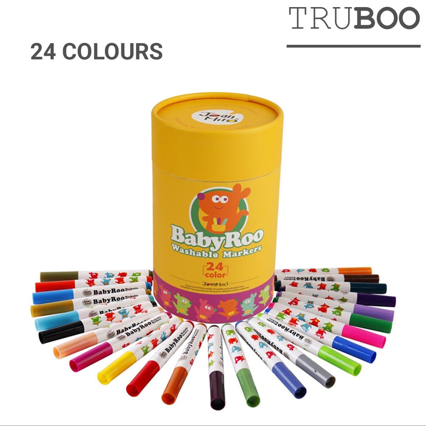 Truboo Washable Markers Watercolour Drawing Pens Set Children Kids 12 24pcs