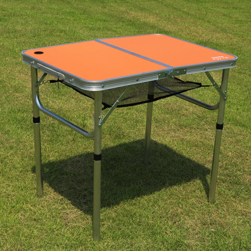 Crocox Aluminum Alloy Folding Table Camping Portable Handle Adjustable Aluminum