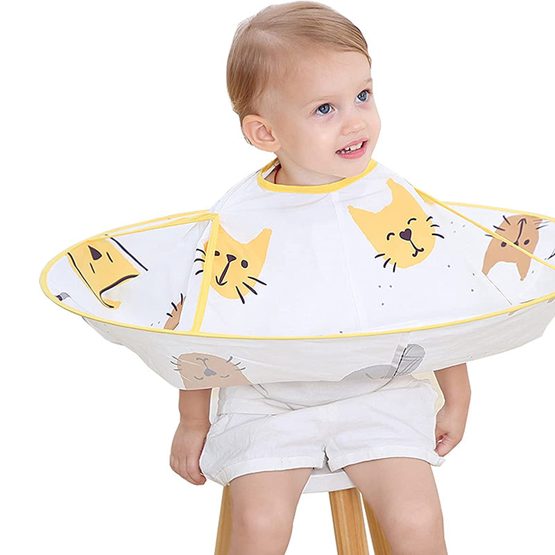 Truboo Children Haircut Cloth Kid Haircut Cape Umbrella Cloak Hair Catcher Kids
