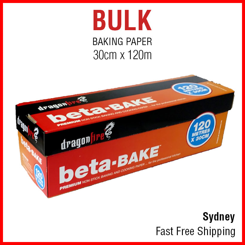 Baking Paper Roll Cooking Non Stick Beta Bake Vegetable Parchment 30cm x 120m