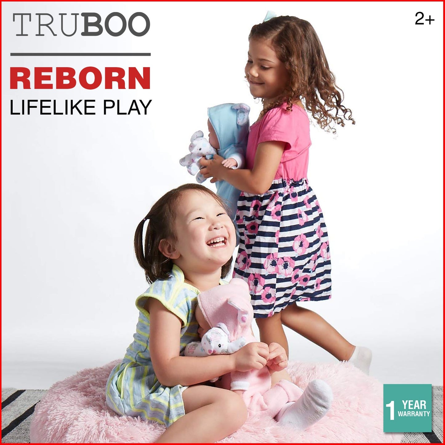 Truboo Reborn Baby Dolls Toys Lifelike Kits Boy Girl Realistic Newborn Silicone