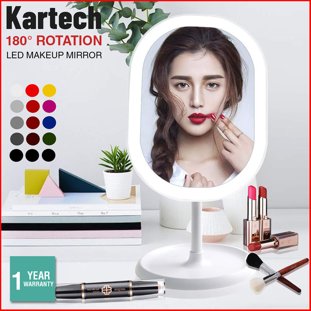 Kartech LED Makeup Mirror With Light Vanity Cosmetic Flexible Small Illuminated