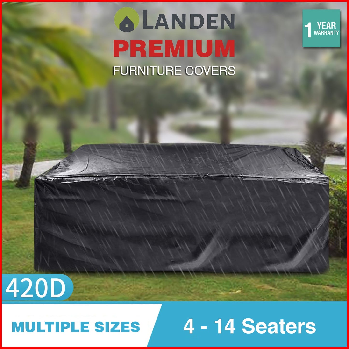 Landen Outdoor Furniture Cover Waterproof Patio Garden Table Rain Chair Lounge