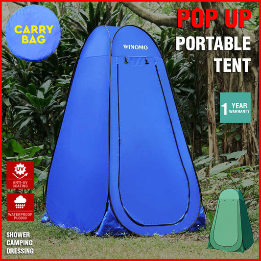 Pop Up Shower Tent Camping Portable Privacy Waterproof Instant Toilet Change Roo