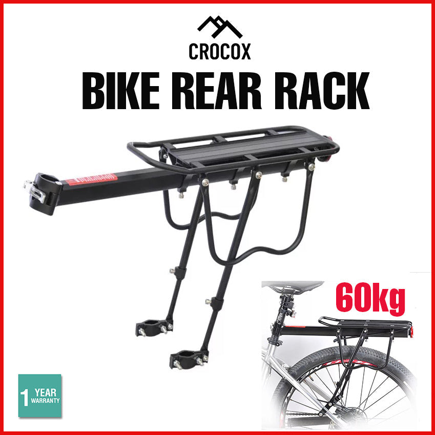 Bicycle Bike Rear Rack Seat Post Storage Mountain Mount Pannier Luggage Carrier