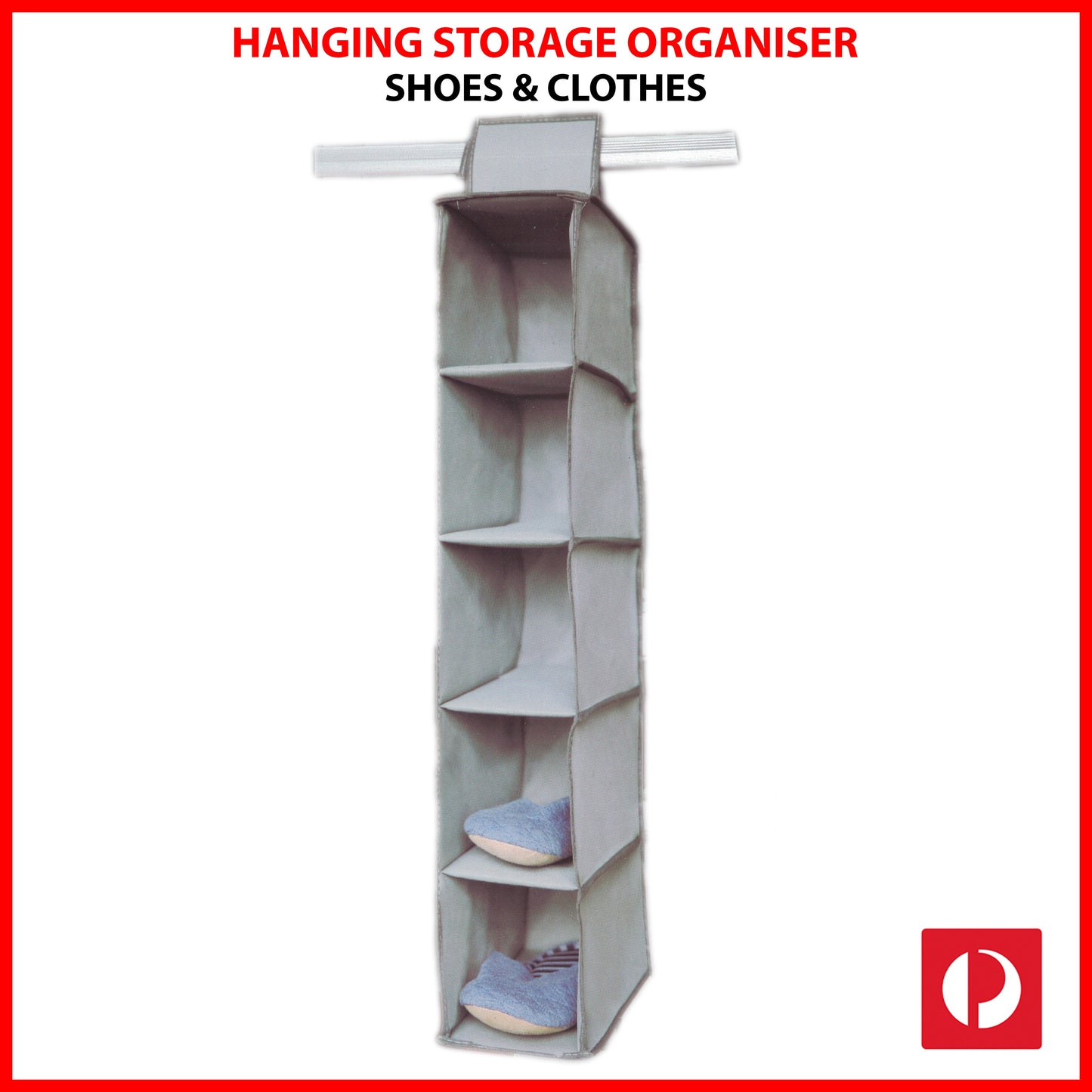 Hanging Shoe Storage Organiser Shelf Cabinet Wardrobe Closet Clothes Hanger