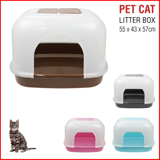 Cat Litter Box Enclosure Kitty Boxes Large Dog Portable Toilet Spade Plastic