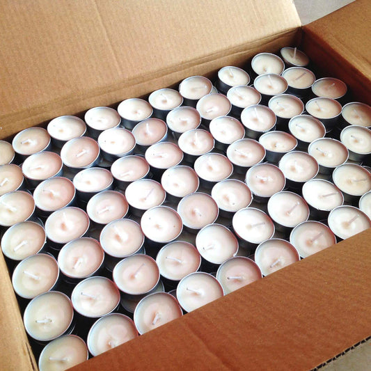 Tea Light Candles 9 Hour 50pcs Bulk Tealight Candle Tea Lights Tealights White