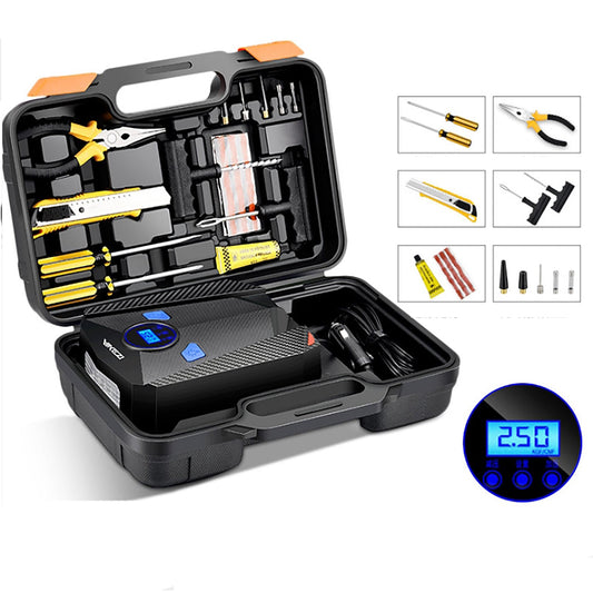 Kartech Tyre Pressure Inflator Car Tire Air Compressor Auto Pump Digital Gauge