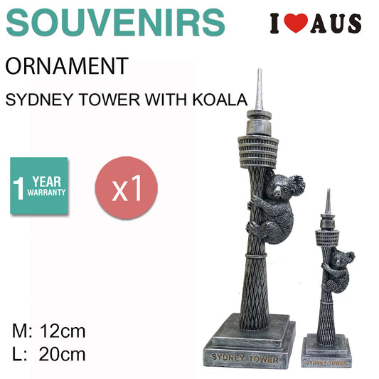 Australian Souvenirs Ornament Sydney Tower Koala Statue Figurine Toy Aussie Gift
