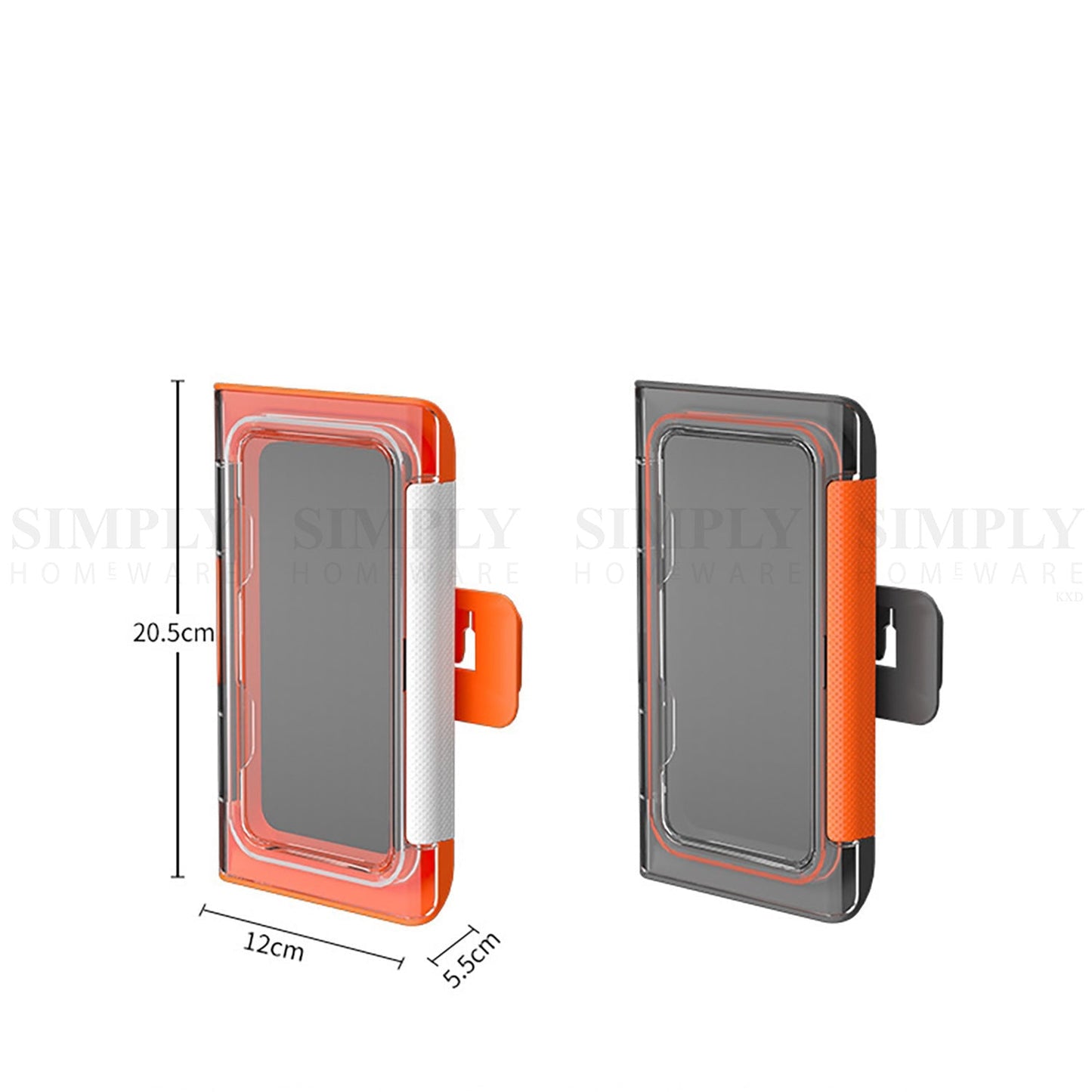 Lecluse Waterproof Phone Holder Bathroom Shower Mobile Box Touch Screen Case