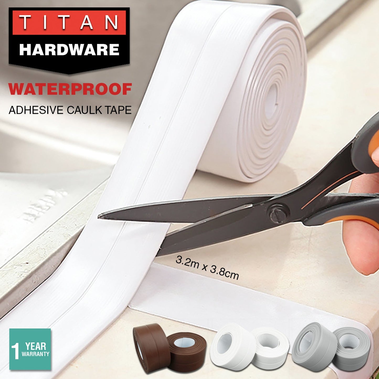 Waterproof Tape Rubber Repair Self Adhesive Sealing Caulk Rescue Bonding Strong
