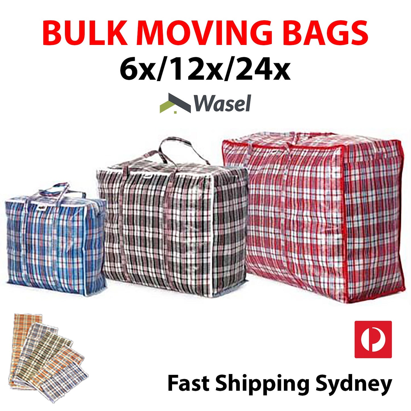 Extra Large Storage Bags Packing Bag Clothes Moving Travel Small Medium Bulk