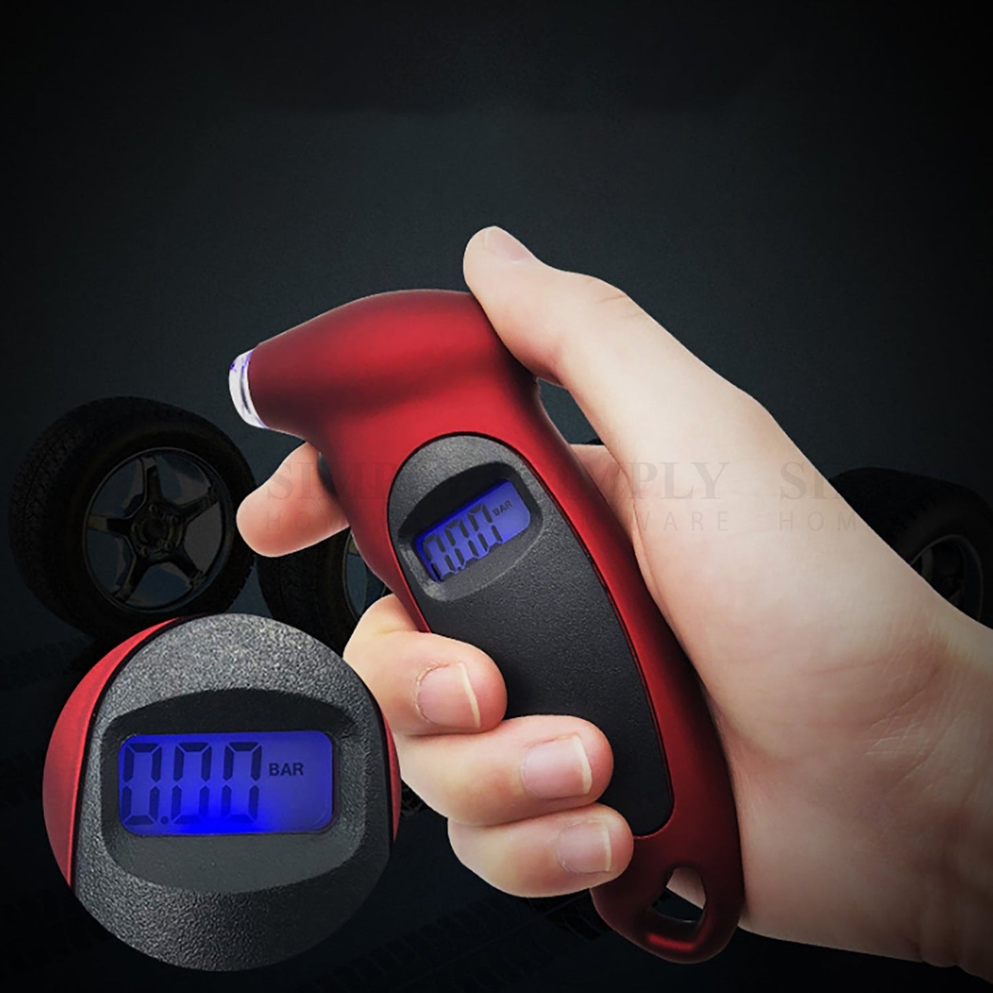 Kartech Tyre Pressure Gauge Digital Instant Read Car Bicycle Monitoring System