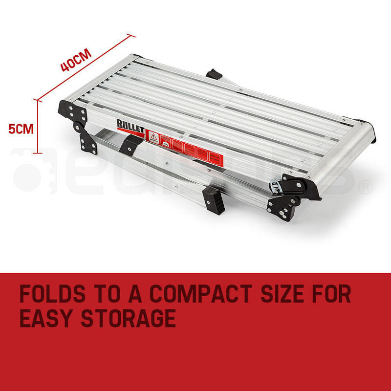 Ladder Work Platform Aluminium Bench Folding Elevated Step Metal Painting Car