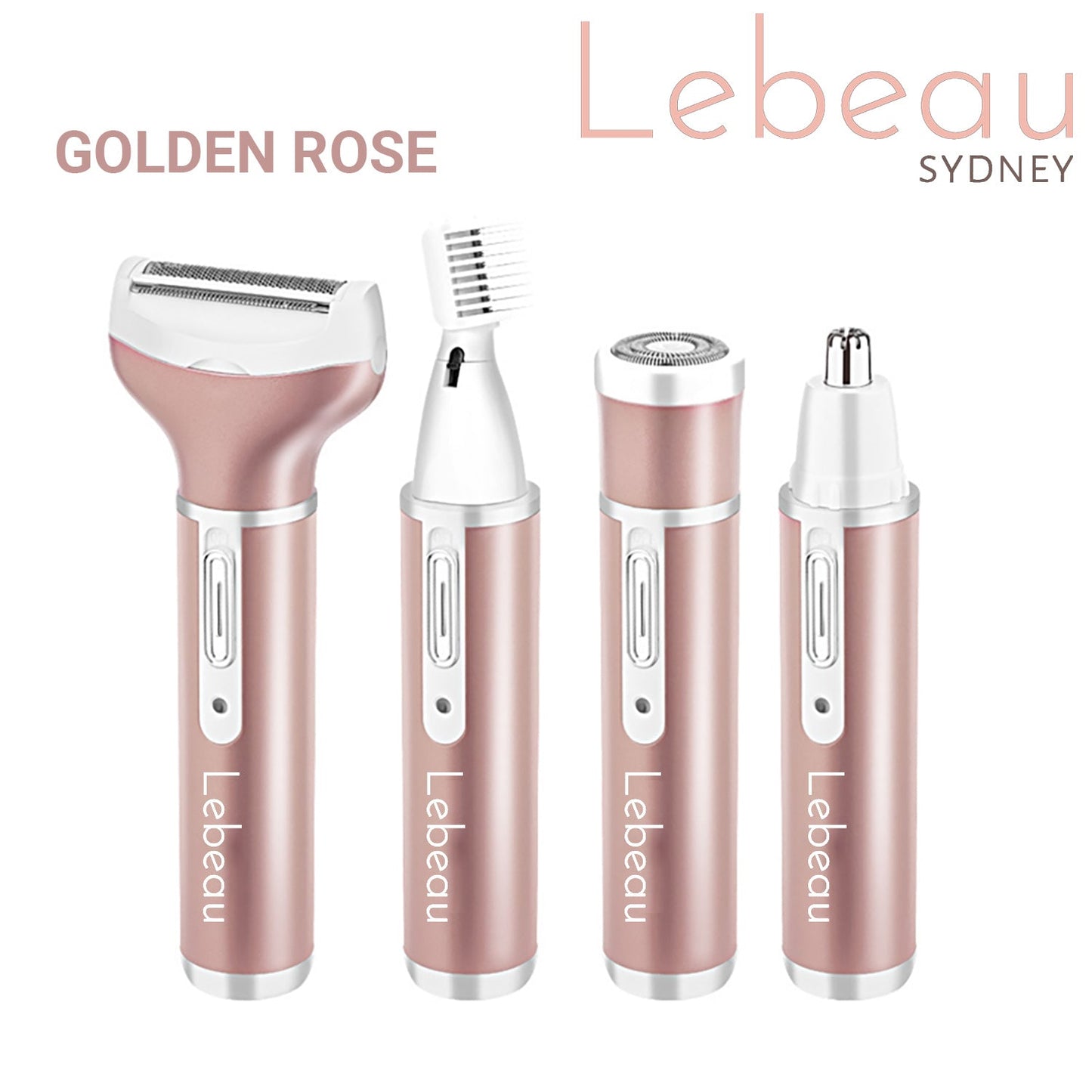Lebeau Women Electric Hair Remover Epilator Shaver Razor Arm Leg Bikini 4 In 1