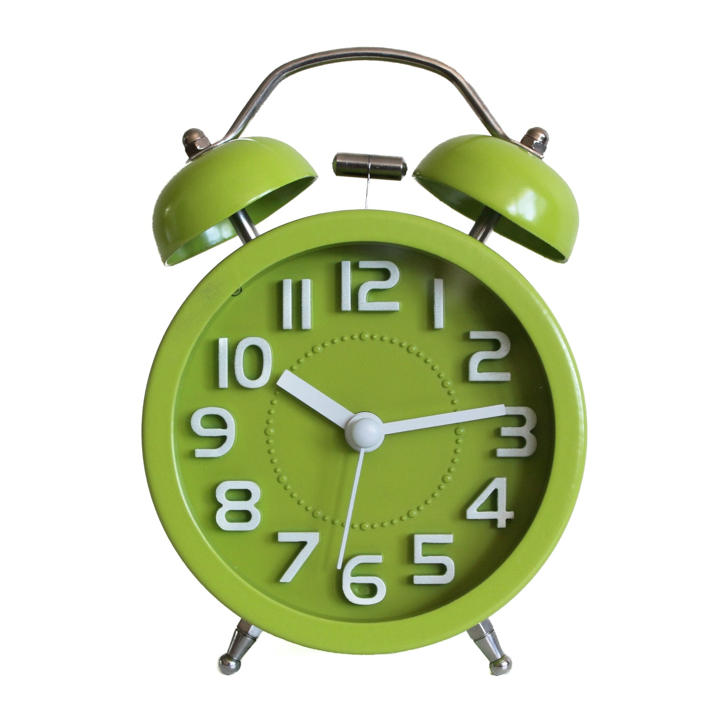 Twin Bell Alarm Clock Loud Clocks Silent Vintage Retro Battery Bedside Analogue
