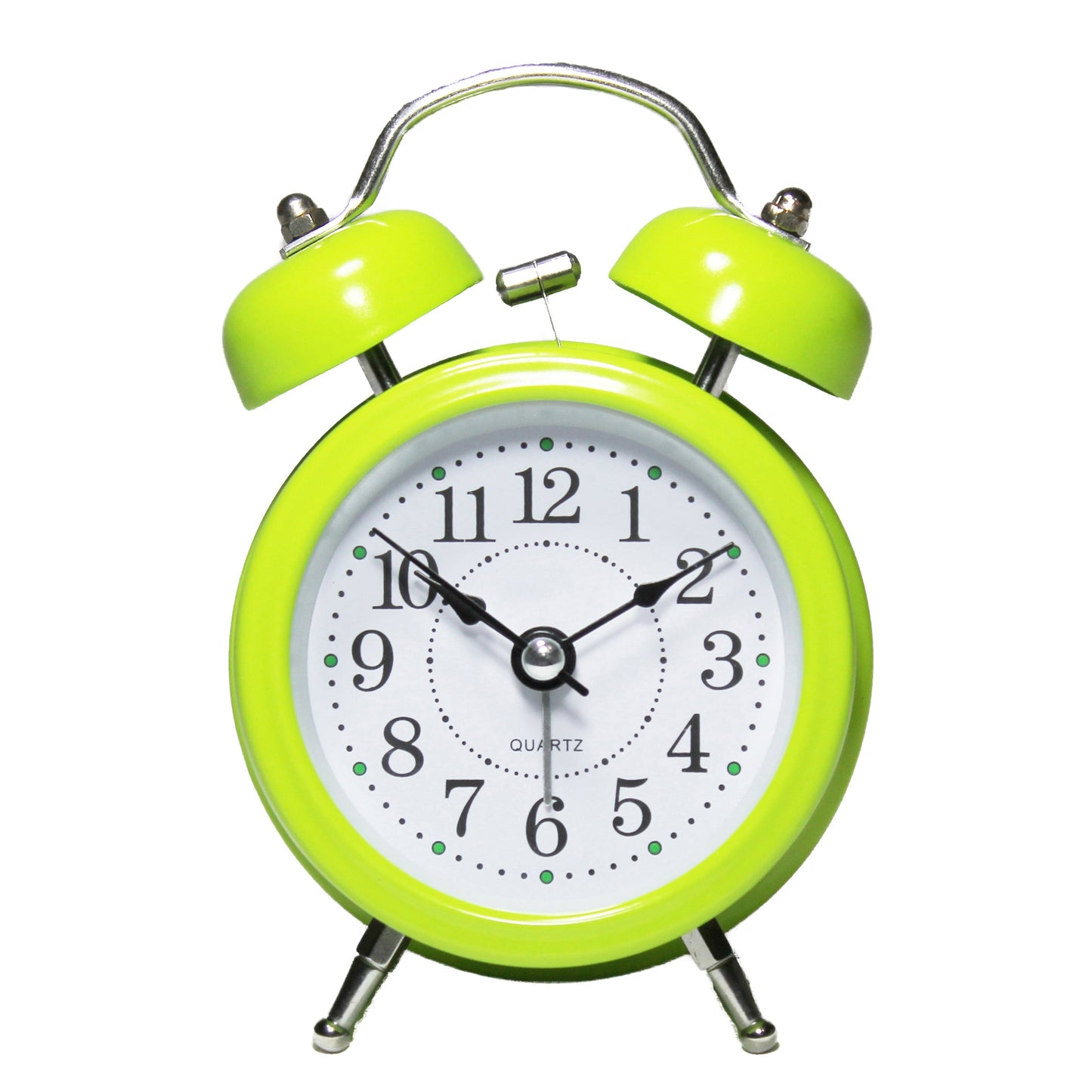 Twin Bell Alarm Clock Vintage Retro Loud Clocks Battery Bedside Desk Analogue