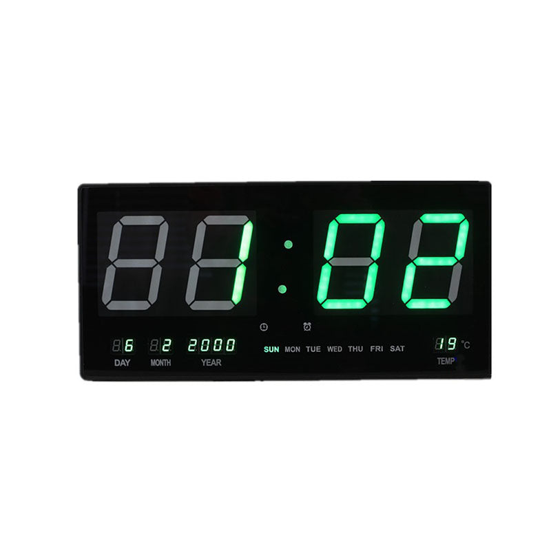 Jumbo Digital Clock Large Wall Clocks LED Display Alarm Thermometer Calendar AU