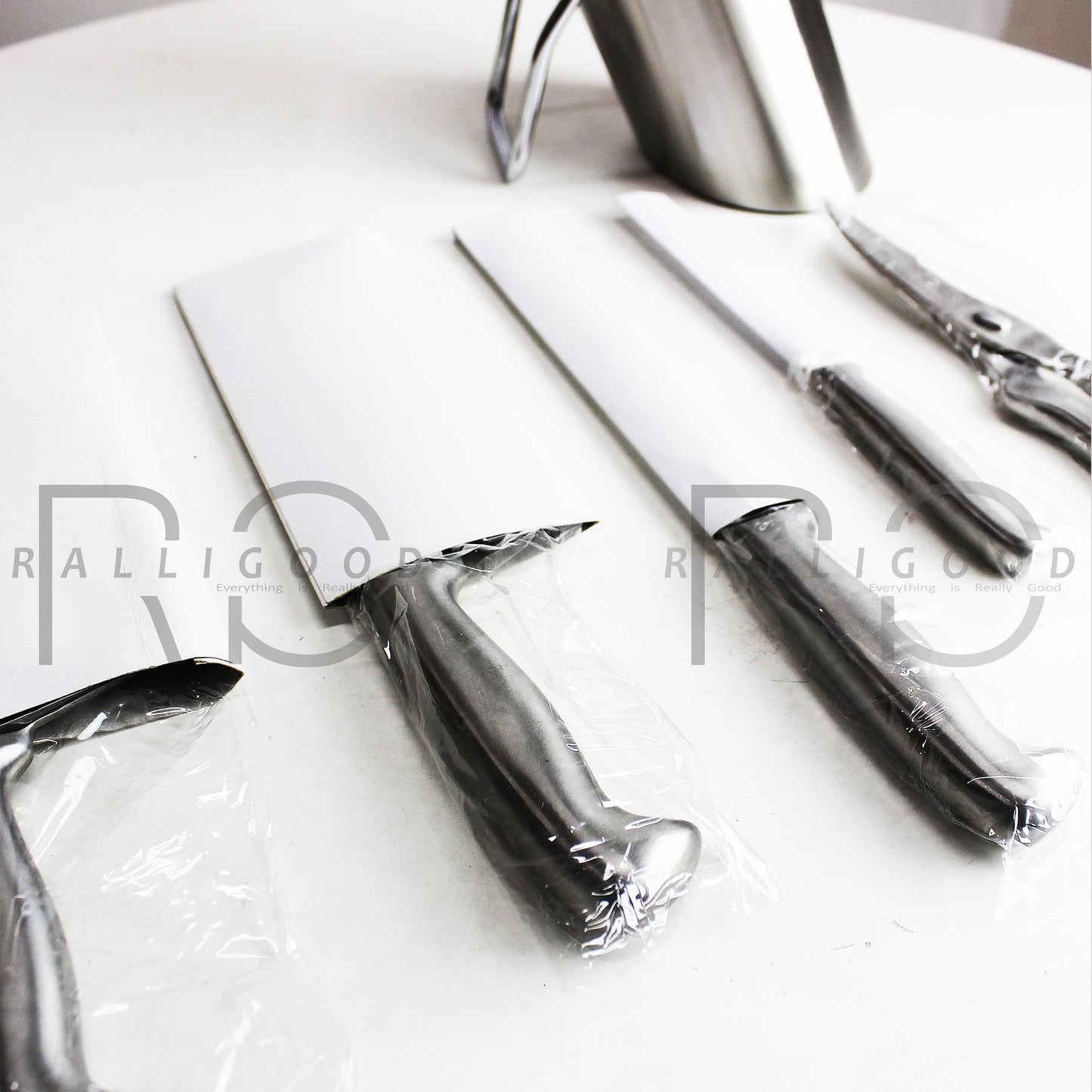Knife Holder Stand Metal Wood Block Separator Set Scissors Chef Bread Kitchen