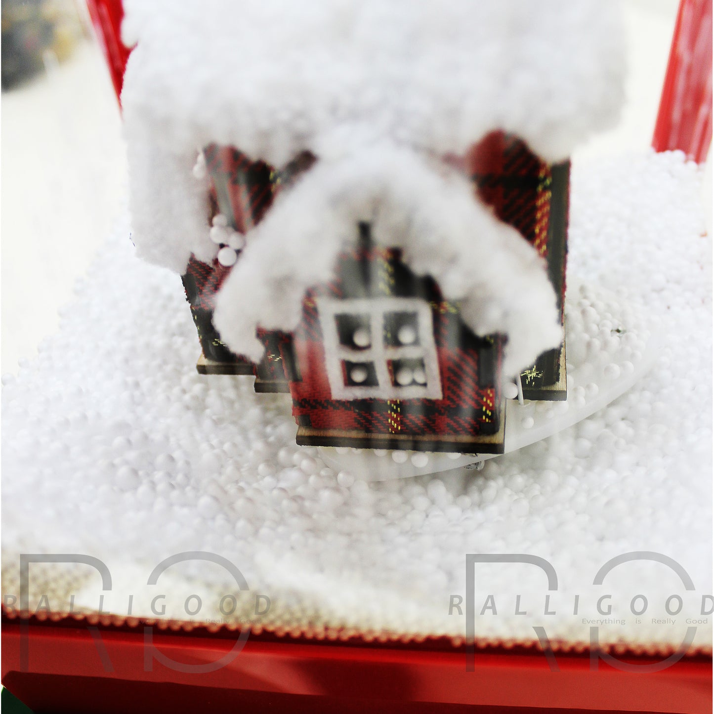 Christmas Globe Lantern Decoration Indoor Snow Diorama Music Singing LED Lights