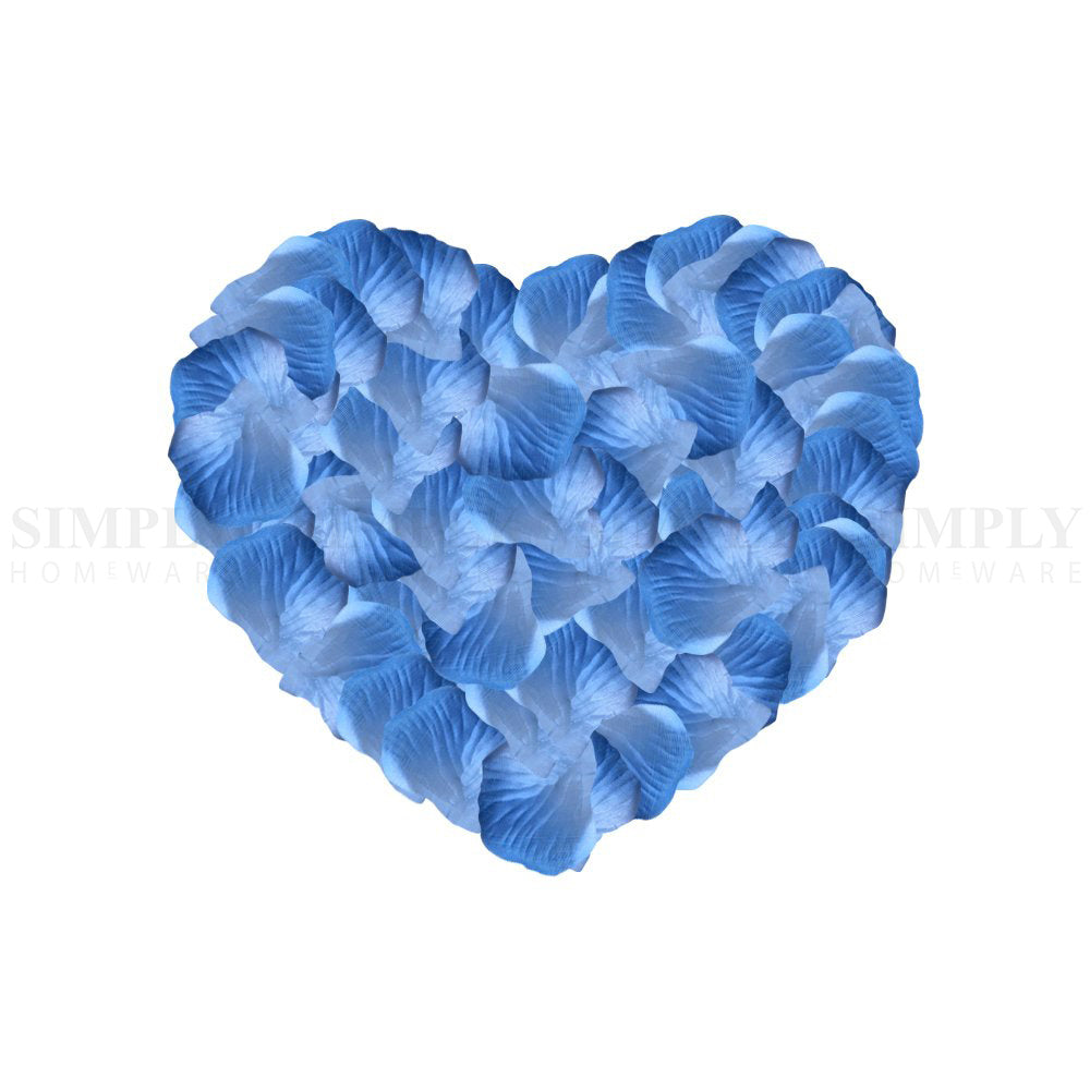 Wedding Flower Petals Artificial Rose Dried Fake Silk White Red Pink Blue Bridal - Simply Homeware