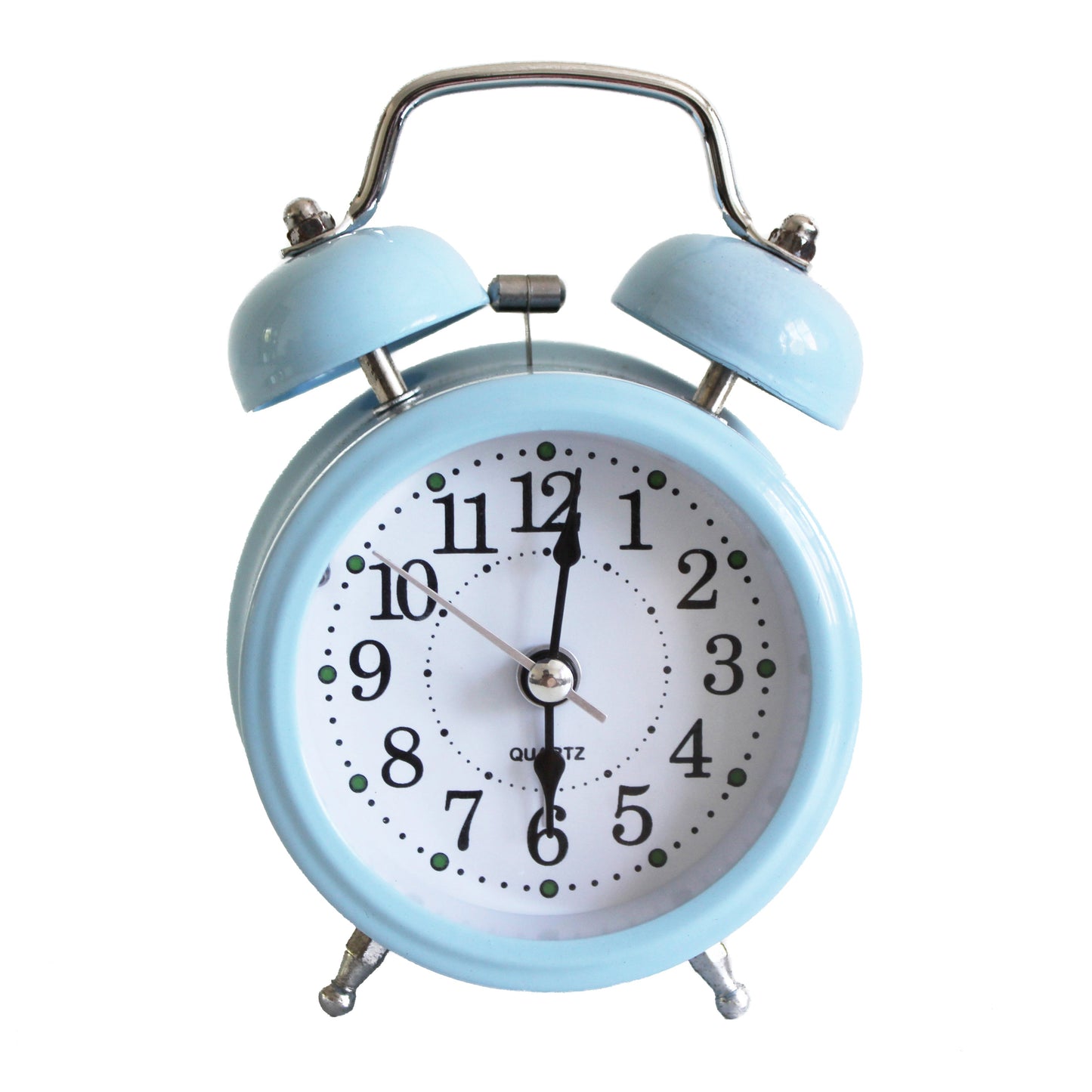 Twin Bell Alarm Clock Vintage Retro Loud Clocks Battery Bedside Desk Analogue