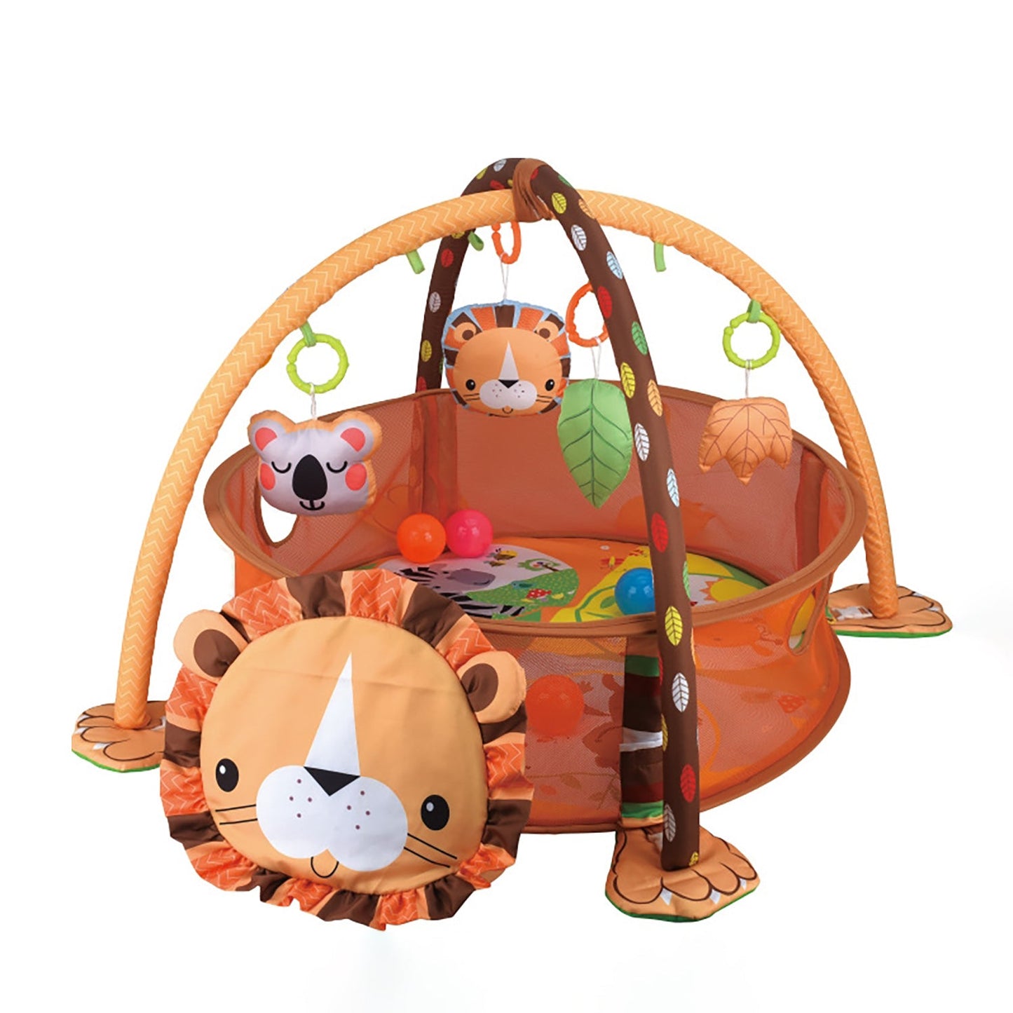 Truboo 3 in 1 Baby Activity Gym Infant Play Floor Mat Ball Pit Toys Fitness