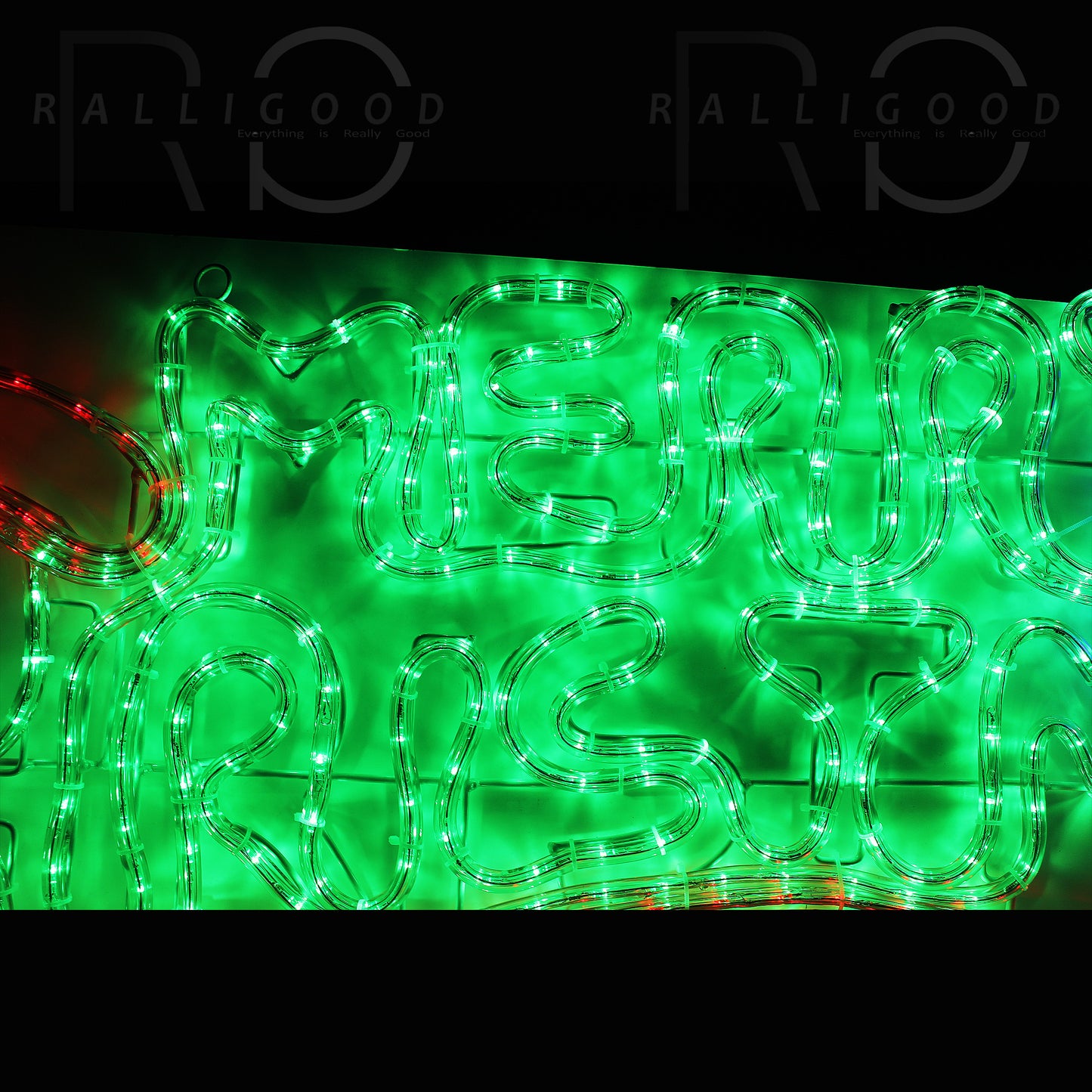 Merry Christmas Xmas Light Sign Large 100cm LED Lights Bright Decoration Indoor