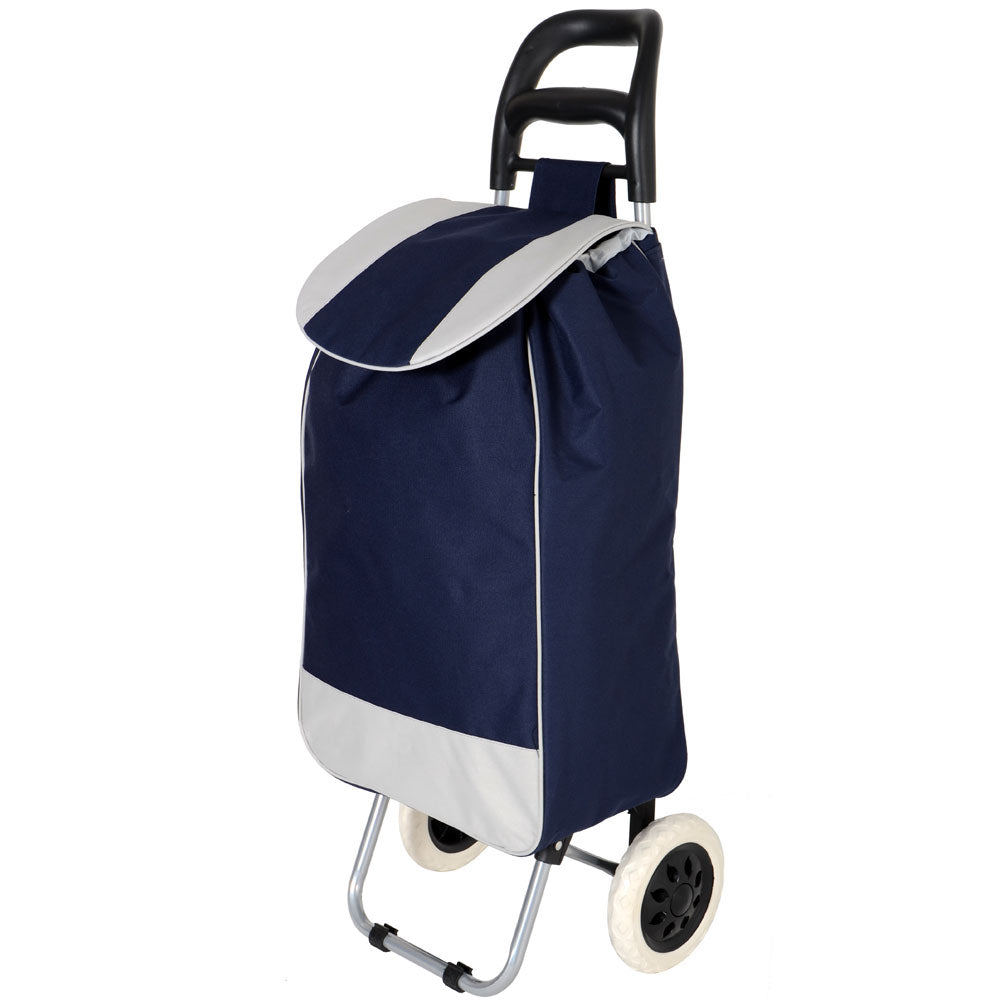 Shopping Cart Carts Trolley Bag Foldable Bags Luggage Wheels Folding Basket Pull