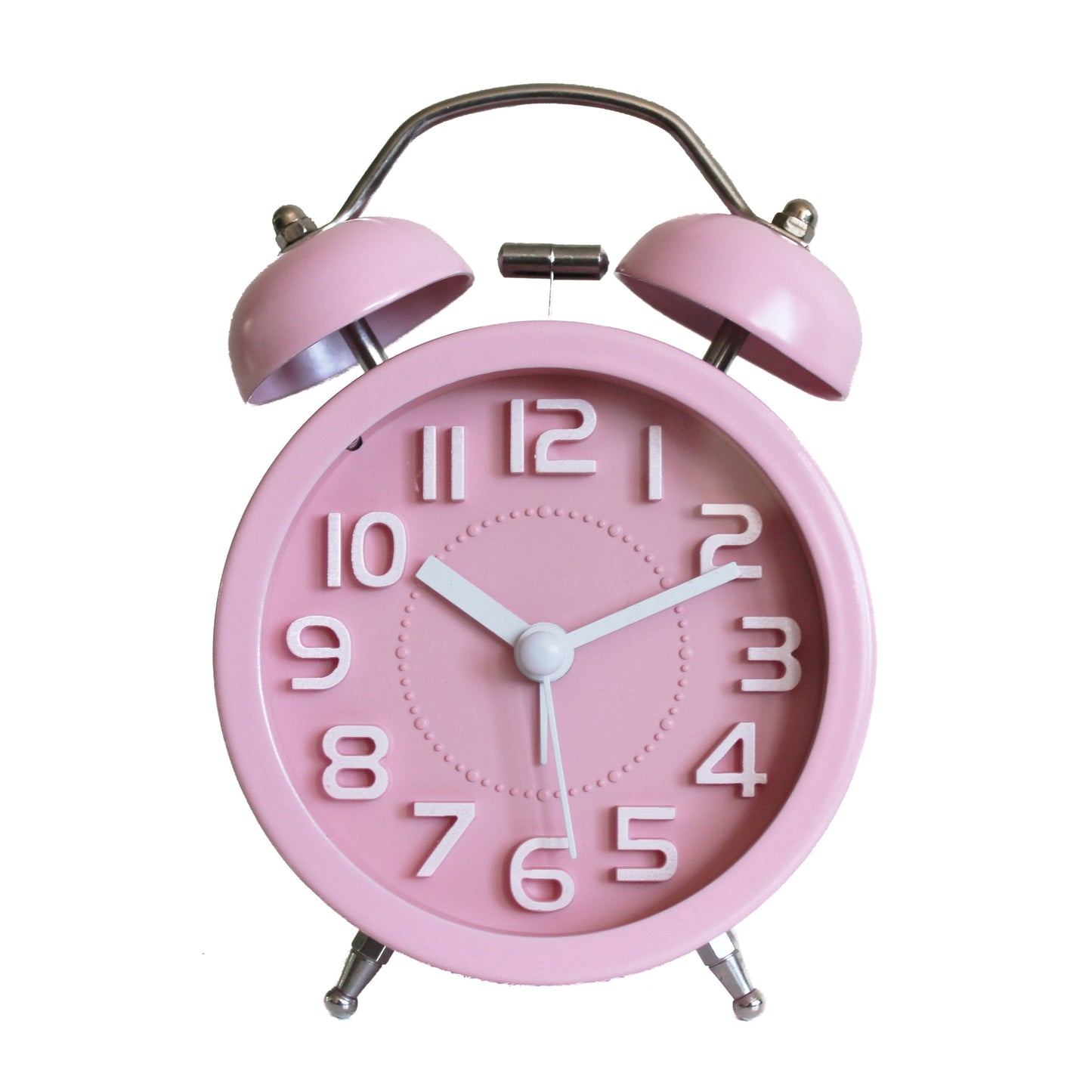 Twin Bell Alarm Clock Loud Clocks Silent Vintage Retro Battery Bedside Analogue