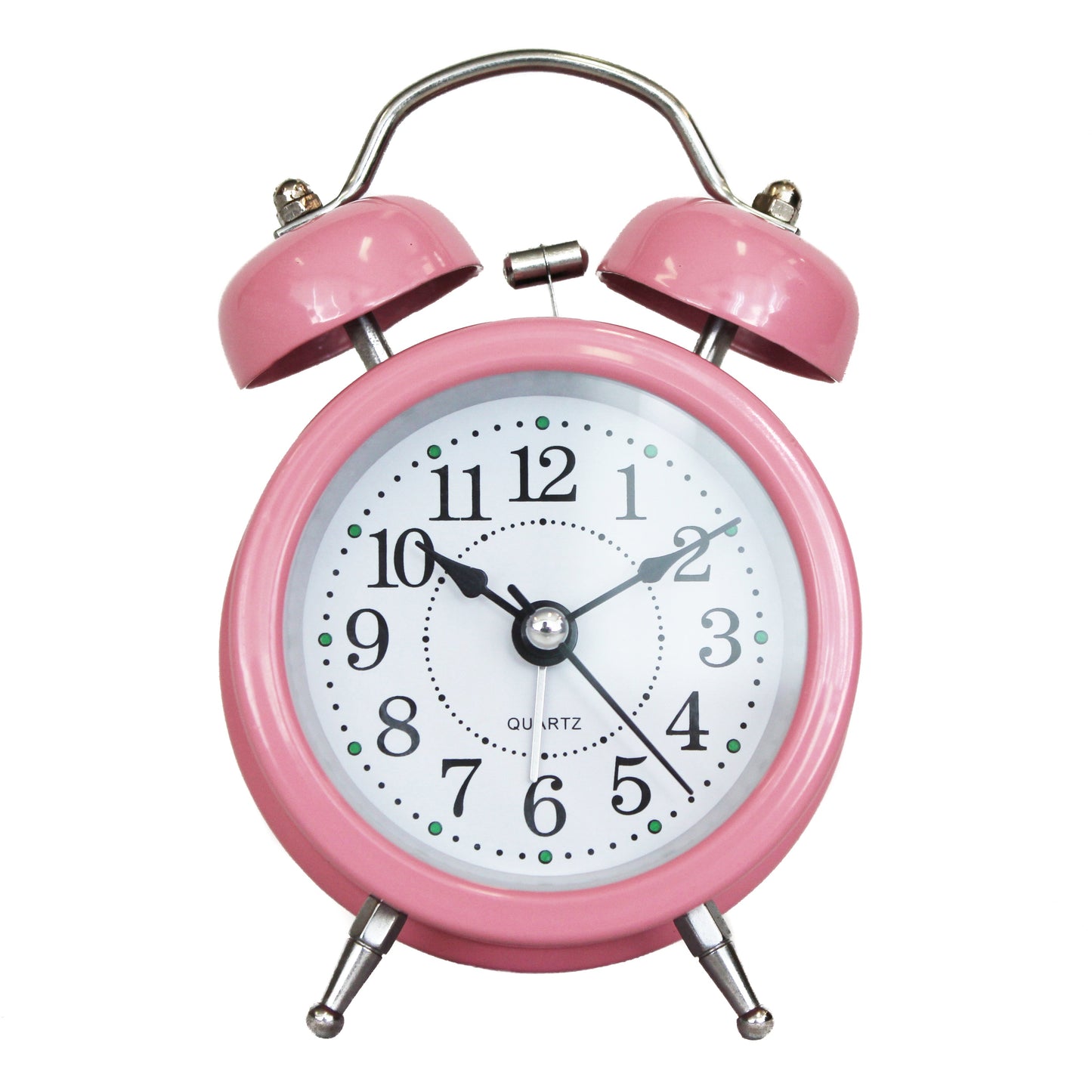 Twin Bell Alarm Clock Vintage Retro Loud Clocks Battery Bedside Desk Analogue