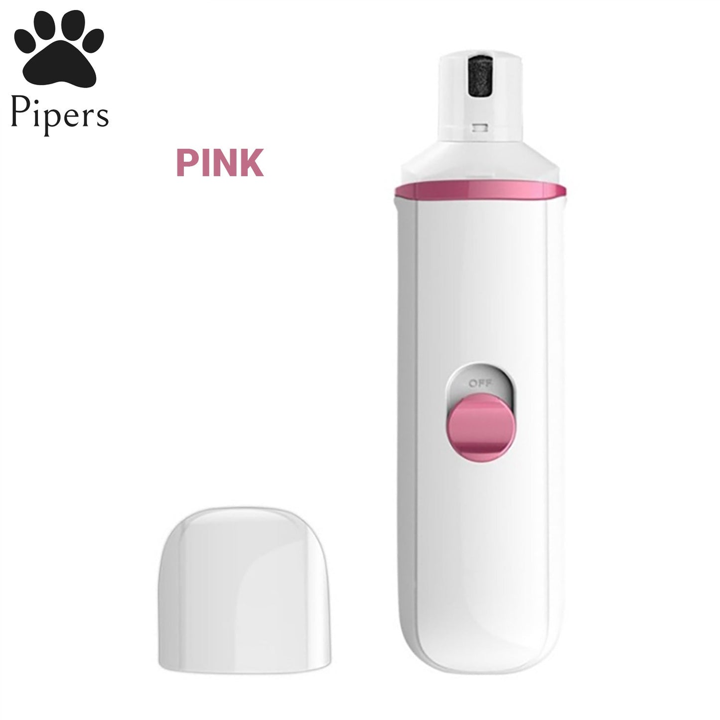Pipers Pet Electric Nail Grinder Dog Cat Tool Claw Toe Grooming Trimmer Clipper
