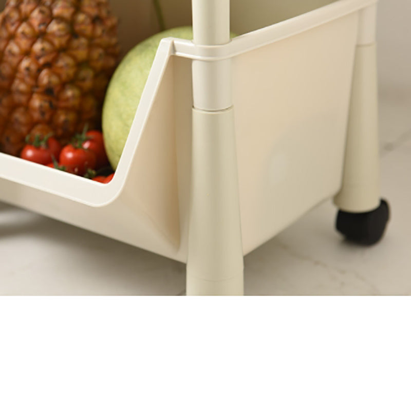 Lecluse Trolley Fruit Vegetable Kitchen Storage Rack Shelf Stand Pantry Trolley