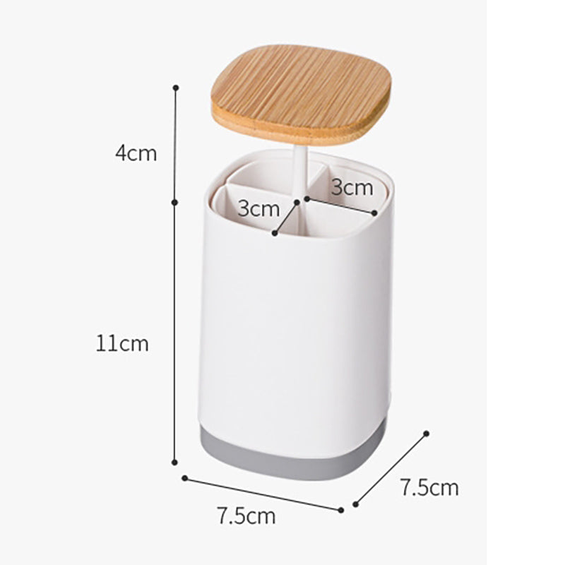 Lecluse Automatic Pop Up Toothpick Box Holder Plastic Toothpick Dispenser Dental