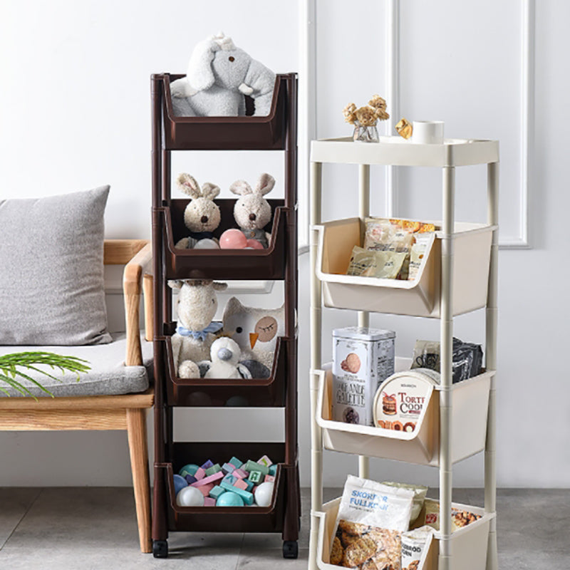 Lecluse Trolley Fruit Vegetable Kitchen Storage Rack Shelf Stand Pantry Trolley