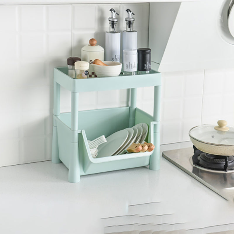 Lecluse Trolley Fruit Vegetable Kitchen Storage Rack Shelf Stand Pantry Trolley