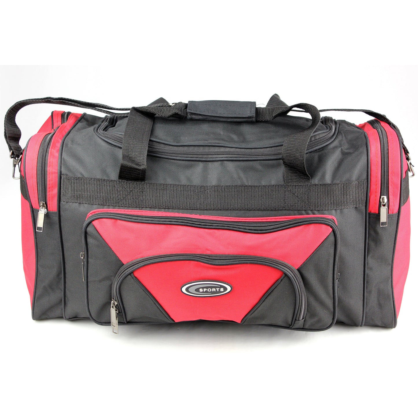 Sports Duffle Bag Canvas Duffel Gym Black Red Blue Grey Small Large Mens Travel
