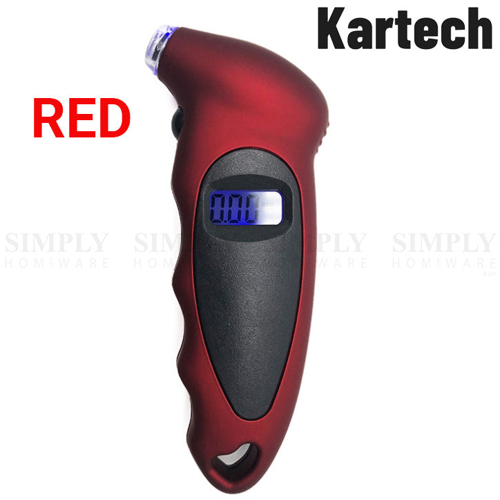Kartech Tyre Pressure Gauge Digital Instant Read Car Bicycle Monitoring System