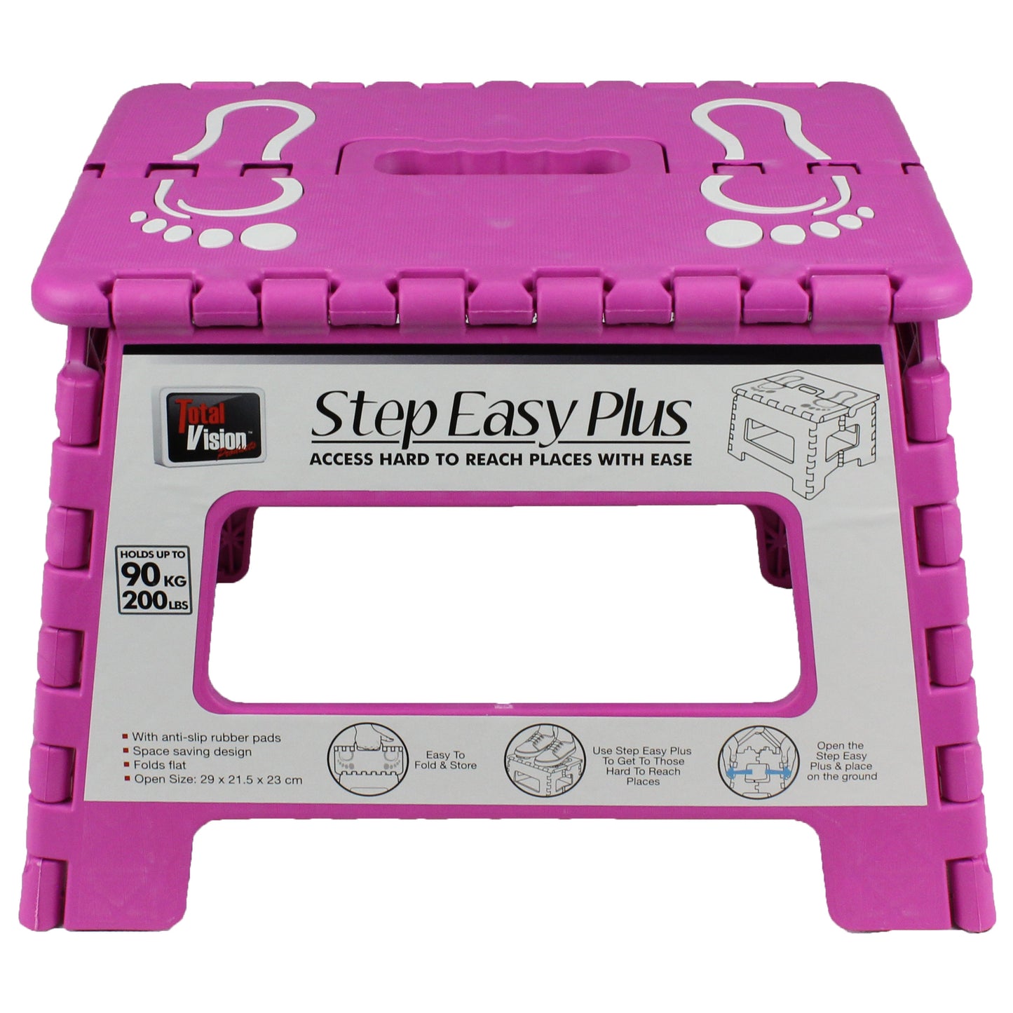 Folding Foot Stool Step Ladder Children Kids Plastic Footstool Stepladder Chair