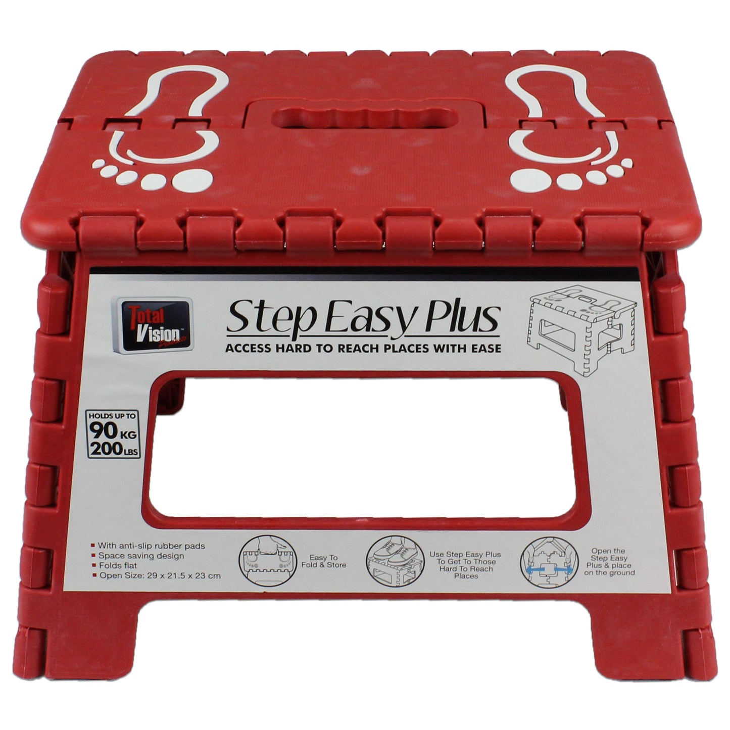 Folding Foot Stool Step Ladder Children Kids Plastic Footstool Stepladder Chair